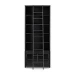Product Image 3 for Admont Worn Black Veneer Traditional Bookcase with Ladder from Four Hands