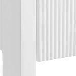 Product Image 5 for Davie Two Drawer Etagere With Fluted Detail In Matte White Lacquer from Worlds Away