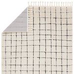Product Image 3 for Align Striped Ivory / Black Rug 18" x 18" from Jaipur