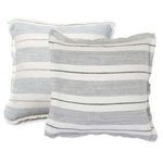 Product Image 2 for Laguna 20" Linen Accent Pillow with Insert - Ocean / Natural from Pom Pom at Home
