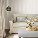 Product Image 4 for Laura Ashley Lille Pearlescent White Striped Shimmer Wallpaper from Graham & Brown