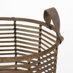 Product Image 3 for Finn Brown Leather Basket - Small from Regina Andrew Design