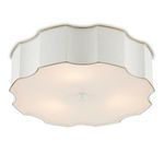 Product Image 3 for Wexford White Flush Mount from Currey & Company