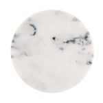Product Image 3 for Quince White Marble Accent Table from Currey & Company