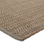 Product Image 2 for Elmas Handmade Indoor/Outdoor Striped Tan/Gray Rug from Jaipur 