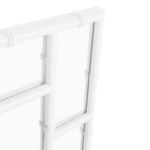 Product Image 3 for Tessa Bamboo Detail Mirror In White Lacquer from Worlds Away