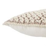 Product Image 1 for Madur Textured Ivory/ Light Taupe Throw Pillow 22 inch from Jaipur