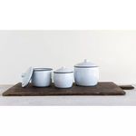 Product Image 1 for White Kitchen Canister Set from Creative Co-Op