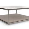 Product Image 1 for White Marble Modern Square Cartesian Cocktail Table from Caracole