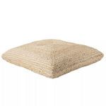 Product Image 2 for Natia Solid Ivory Floor Cushion from Jaipur 