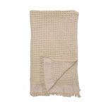 Product Image 1 for Emmy Cotton Waffle Woven Fringed Throw in Cream from Creative Co-Op