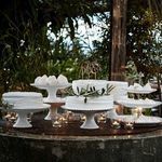 Product Image 3 for Pearl 13'' Scalloped Ceramic Stoneware Stand - White from Costa Nova