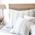 Product Image 2 for Laguna 28" x 36" Large Decorative Bed Pillow with Insert - Ocean / Natural from Pom Pom at Home
