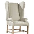 Product Image 2 for Grand Linen Wingback Chair from Furniture Classics
