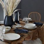 Product Image 3 for Augusta Rim Ceramic Stoneware Dinner Plate, Set of 6 from Costa Nova