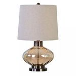 Product Image 1 for Uttermost Sava Amber Glass Lamp from Uttermost
