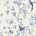 Product Image 2 for Laura Ashley Summer Palace Royal Blue Botanical Wallpaper from Graham & Brown