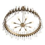 Product Image 1 for Haskell Large Antique Gold Brass Chandelier from Arteriors