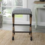 Product Image 5 for Braddock Iron & Rope Backless Black Counter Stool from Uttermost