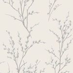 Product Image 3 for Laura Ashley Pussy Willow Off-White / Steel Floral Wallpaper from Graham & Brown