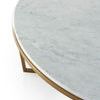 Product Image 3 for Fisher Round Marble Cocktail Table from Theodore Alexander