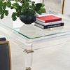 Product Image 4 for Clear Glass Modern Square Pierre Cocktail Table from Caracole
