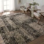 Product Image 3 for Dairon Abstract Black/ Taupe Rug from Jaipur 