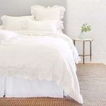 Product Image 1 for Charlie 28" x 36" Ruffled Large Decorative Bed Pillow with Insert - Cream from Pom Pom at Home