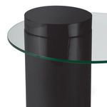 Product Image 3 for Odette Black Wooden Glass-Top Side Table from Regina Andrew Design