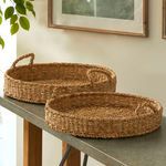Product Image 3 for Seagrass Round Trays, Set Of 2 from Napa Home And Garden
