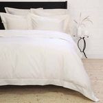 Product Image 1 for Classico Hemstitch Cotton Sateen Duvet Set from Pom Pom at Home
