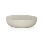 Product Image 5 for Basil Outdoor Round Matte White Cast Aluminum Coffee Table from Four Hands