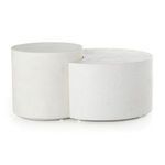 Product Image 16 for Meza White Round Nesting Drum Coffee Tables from Four Hands