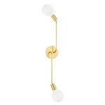Product Image 1 for Blakely Aged Brass 2-Light Wall Sconce from Mitzi