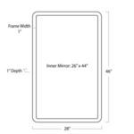 Product Image 5 for Knox Black Leather Rectangle Mirror from Regina Andrew Design