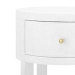 Product Image 3 for Claudette 1-Drawer Round Side Table from Villa & House