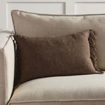 Product Image 2 for Majere Solid Brown Pillow from Jaipur