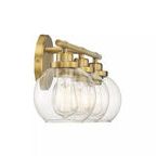 Product Image 2 for Carson Warm Brass 3 Light Bath from Savoy House