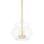 Product Image 1 for Edmonton 3-Light Aged Brass Lantern from Hudson Valley