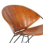 Product Image 2 for Hudson Stitched Leather Moon Lounge Chair from World Interiors