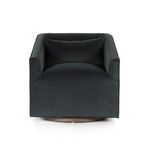 Product Image 13 for York Upholstered Modern Velvet Smoke Swivel Chair from Four Hands
