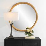 Product Image 2 for Salina Round Bamboo Mirror from Uttermost