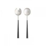 Product Image 1 for Mito Stainless Steel & Salad Serving Set - Brushed - Black Cable from Costa Nova