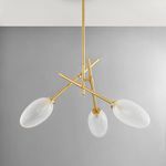 Product Image 3 for Alberton 3-Light Chandelier - Aged Brass from Hudson Valley