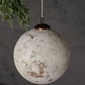 Product Image 2 for Textured Large Matte White Glass Ball Ornaments, Set of 4 from Creative Co-Op