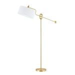Product Image 1 for Libby Aged Brass Floor Lamp from Mitzi