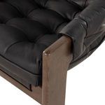Product Image 9 for Halston Top Grain Leather Chair - Heirloom Black from Four Hands