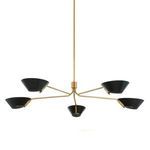 Product Image 1 for Sacramento Iron 5-Light Chandelier - Black from Troy Lighting