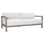 Product Image 6 for Tanah Weathered Teak Outdoor Sofa with White Cushions from Bernhardt Furniture