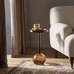 Product Image 11 for Viola Smoked Brown Cast Glass Accent Table from Four Hands